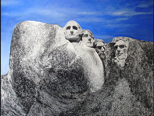 David Dory,Mt. Rushmore 5 faces,Geronimo,image